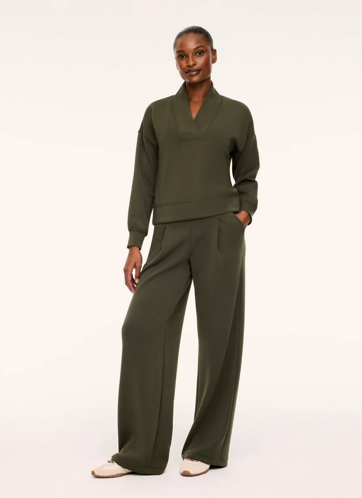 Pleated Trouser | Monstera