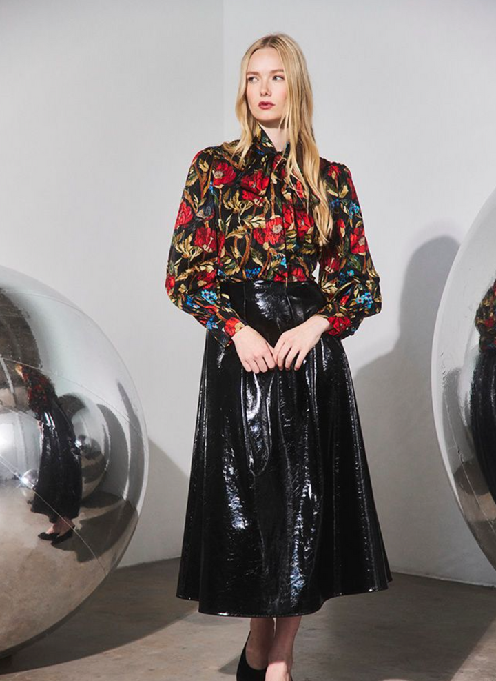 Tess Blouse | Palais Floral Onyx