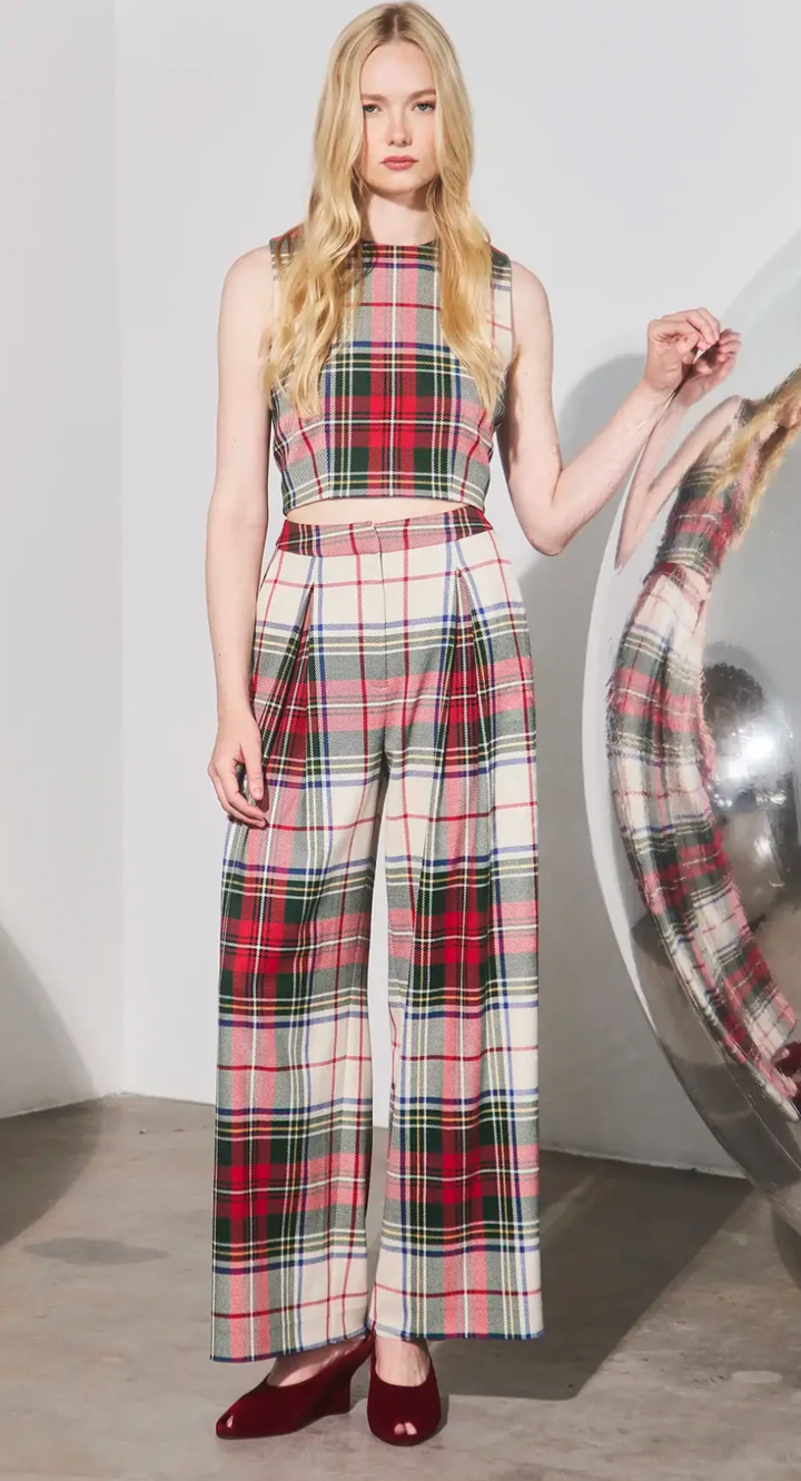 Ridley Pant | Kensington Plaid