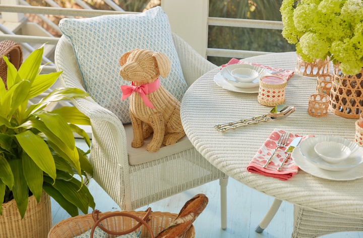 Potcake Wicker Dog