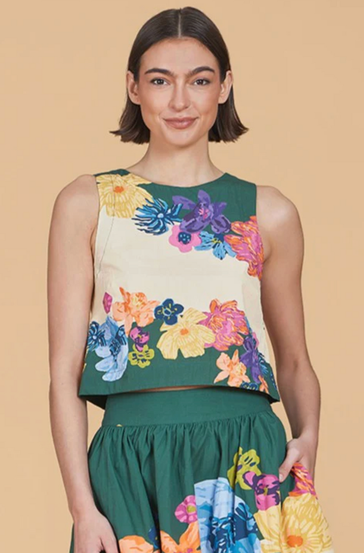 Dani Top Floral Fete