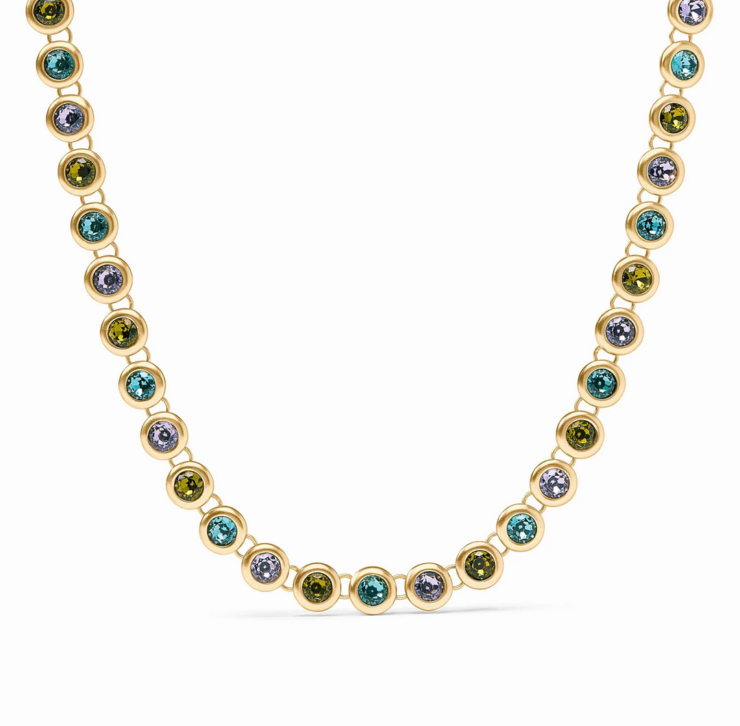 Rainbow Tennis Necklace | +Colors