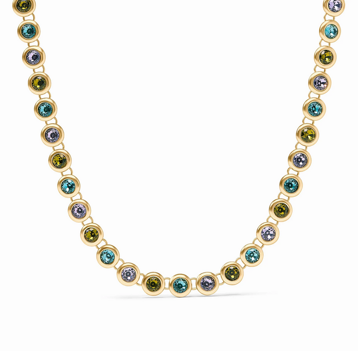 Rainbow Tennis Necklace | +Colors