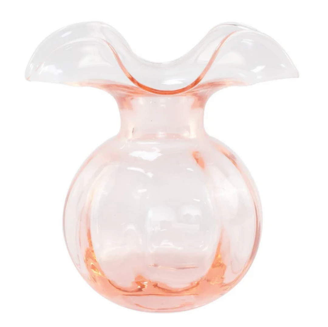 Assorted Hibiscus Glass Fluted Vase - Charlotte's Inc