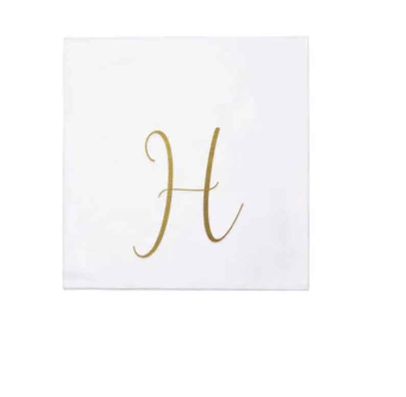 Vietri Papersoft Monogram Napkins | + Sizes - Charlotte's Inc