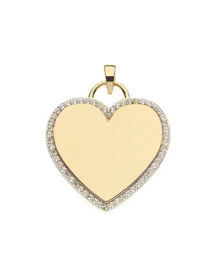 Never Enough LOVE Heart Necklace