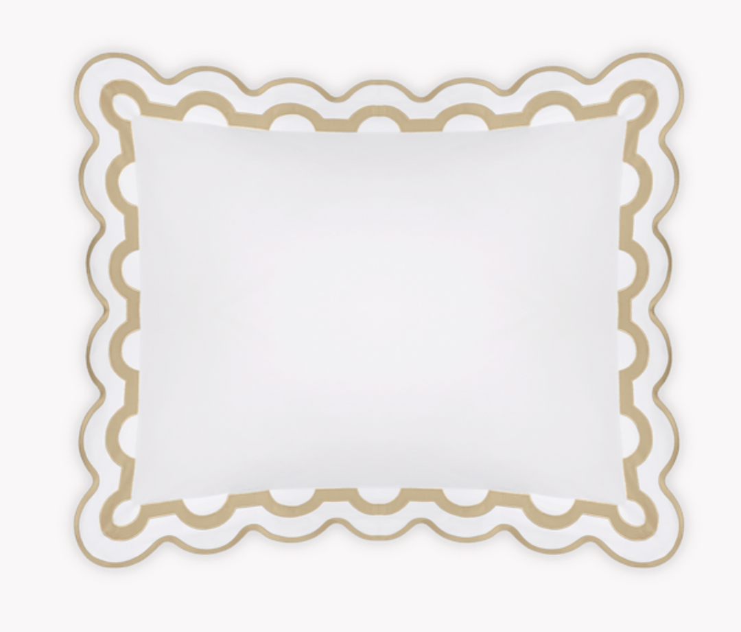 Mirasol | Applique Monogrammed Sham - Charlotte's Inc