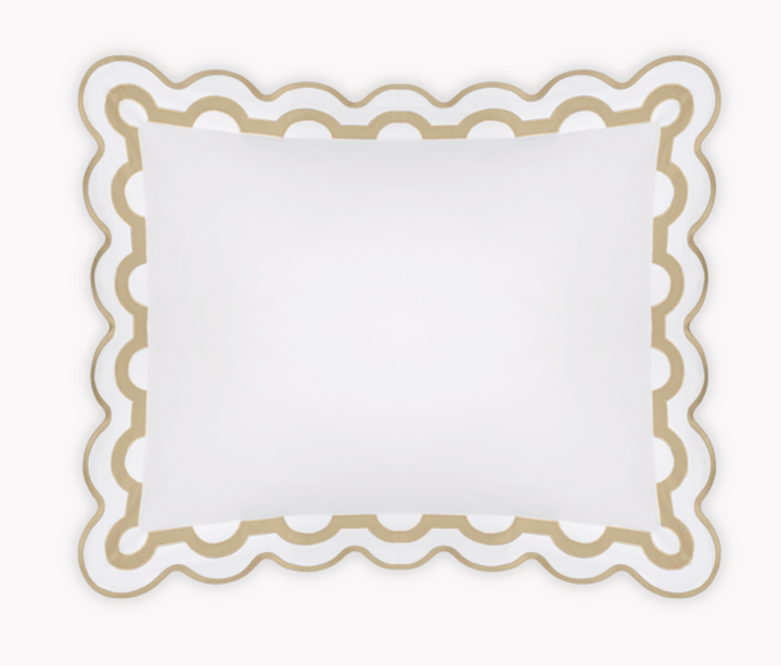 Mirasol | Applique Monogrammed Sham - Charlotte's Inc