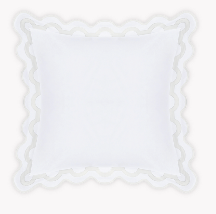 Mirasol | Applique Monogrammed Sham - Charlotte's Inc