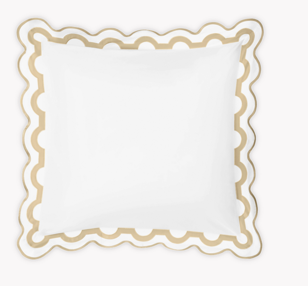 Mirasol | Applique Monogrammed Sham - Charlotte's Inc