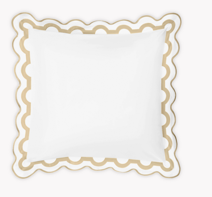 Mirasol | Applique Monogrammed Sham - Charlotte's Inc