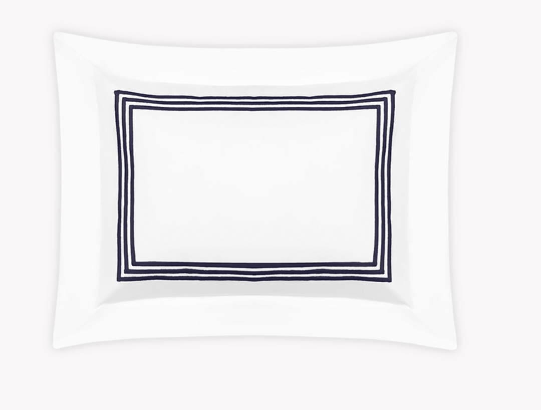 Bel Tempo | Applique Monogrammed Shams - Charlotte's Inc