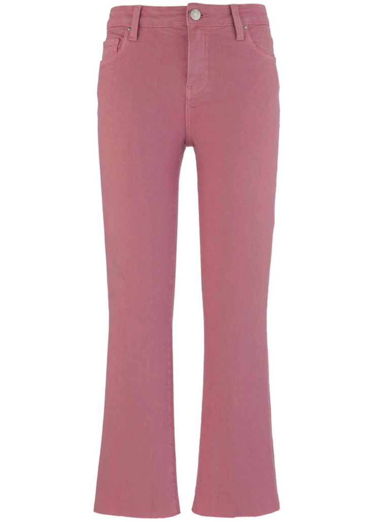 Kelsey High Rise Ankle Flare | Rose Garden