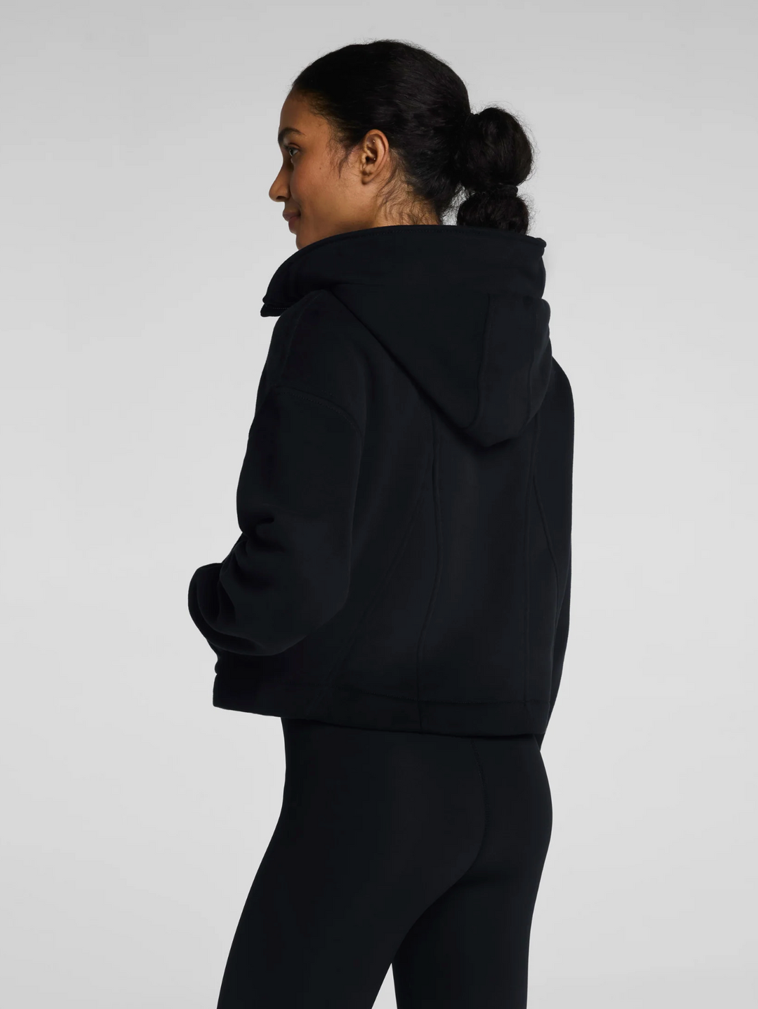 Full Zip Hoodie | Very Black