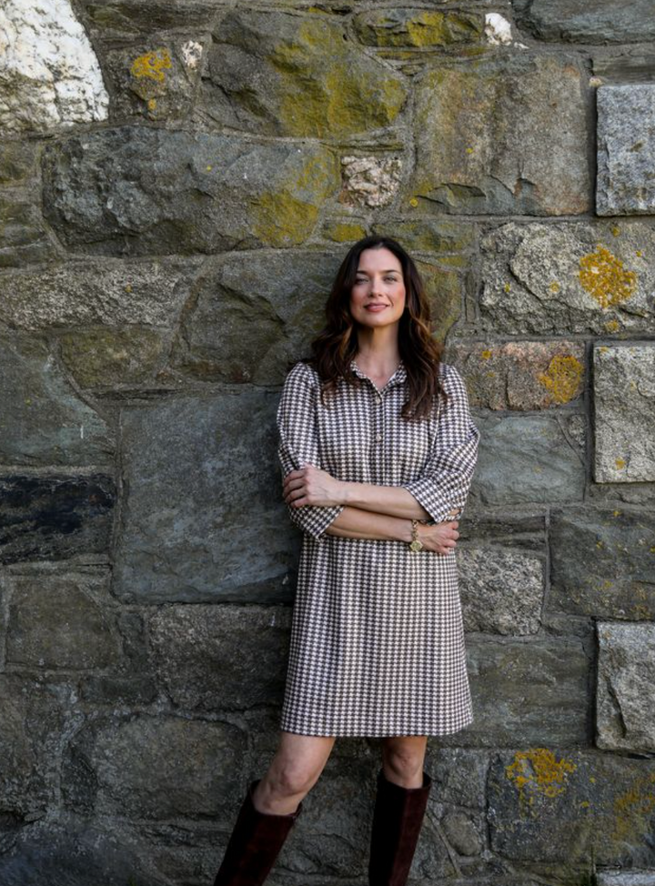 Kat Knit Dress | Demitasse Plaid