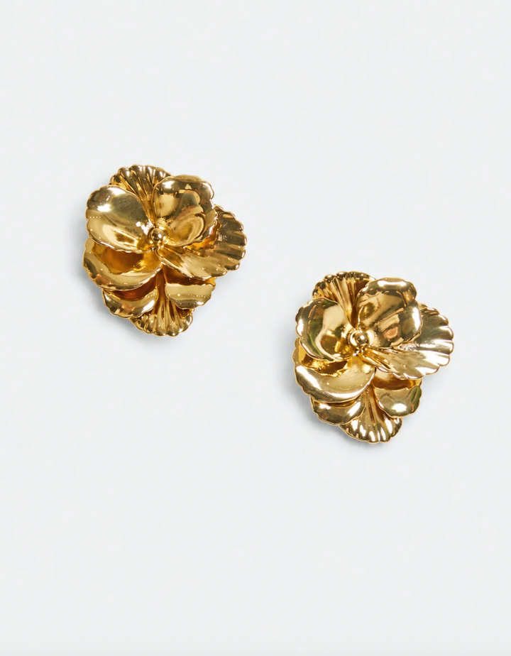 Delanie Convertible Earrings | Aqua Gold