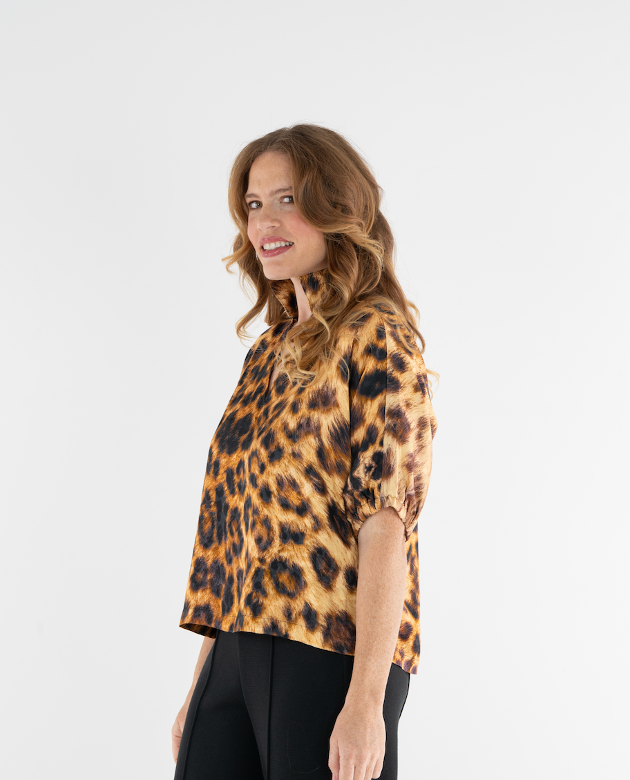 Poppy top | Leopard