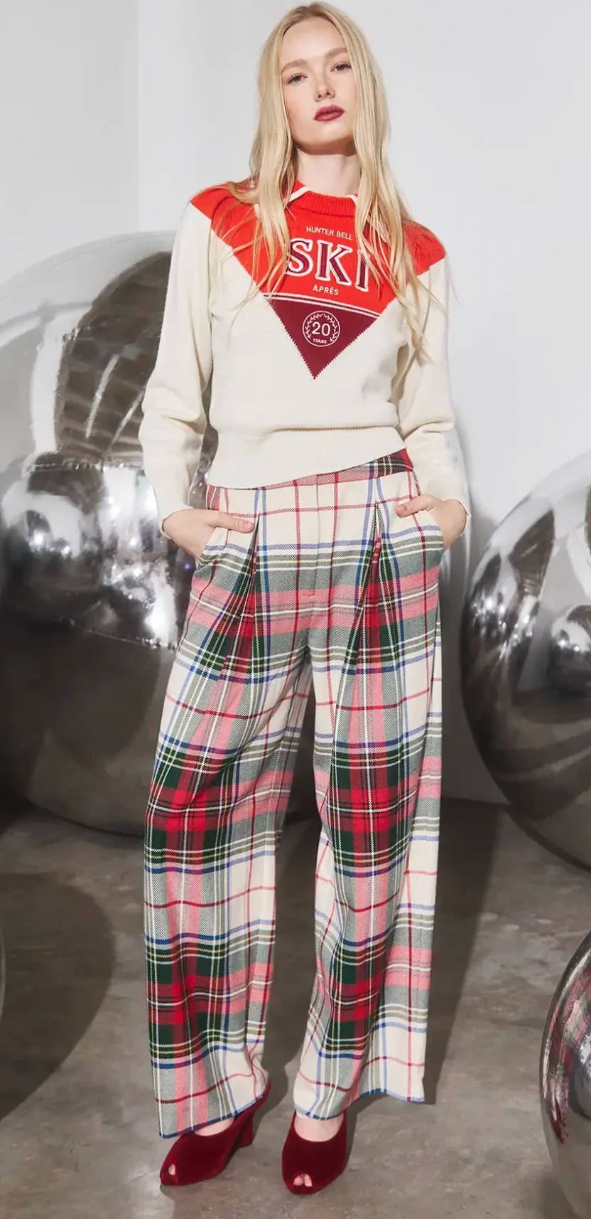 Ridley Pant | Kensington Plaid