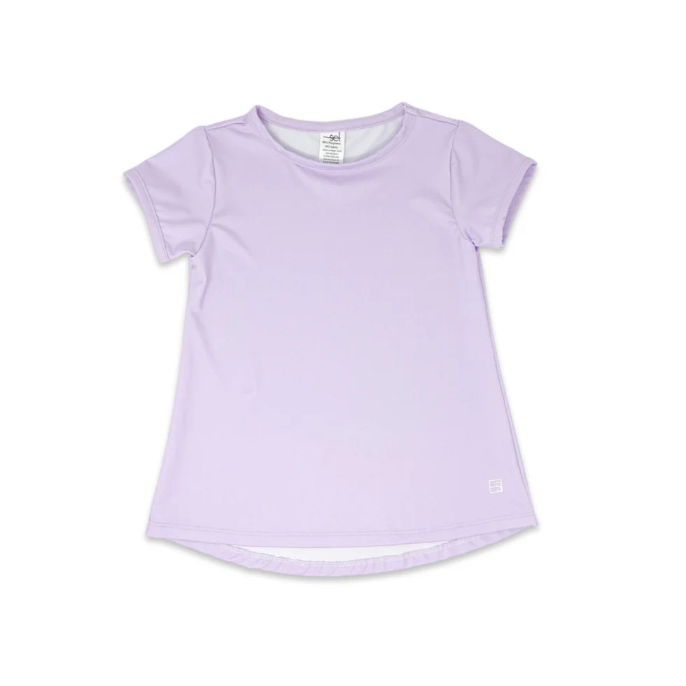 Bridget Basic Tee | Petal Purple