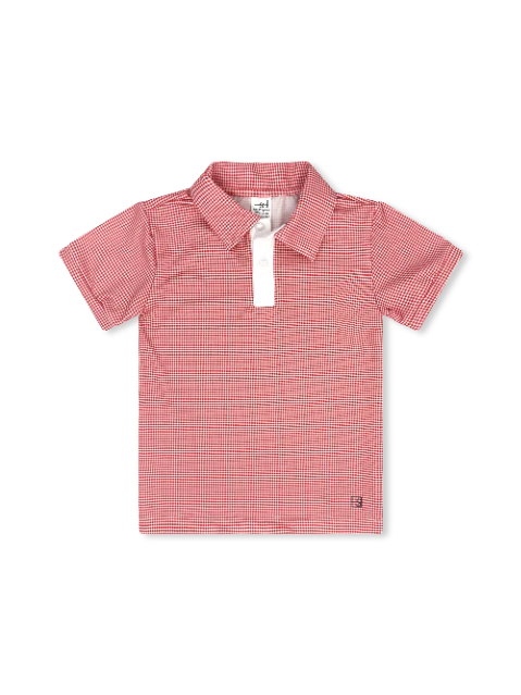 Parker Polo | Red Minigingham