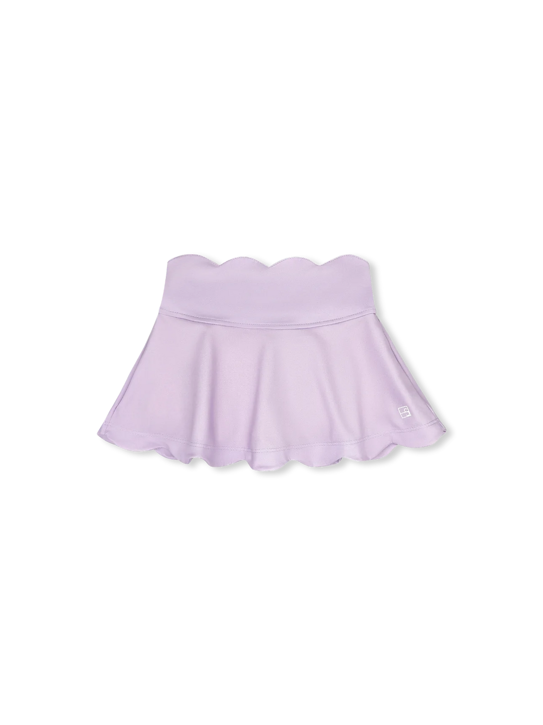 Zoe Scallop Skirt | Petal Purple