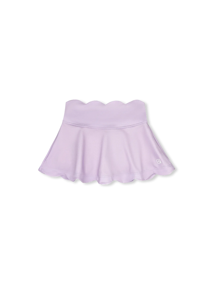 Zoe Scallop Skirt | Petal Purple