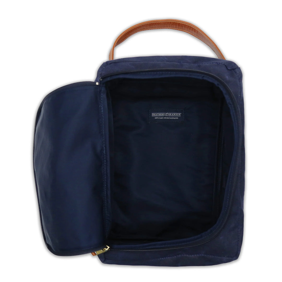 Smathers & Branson Needlepoint Shoe Bag | + Designs