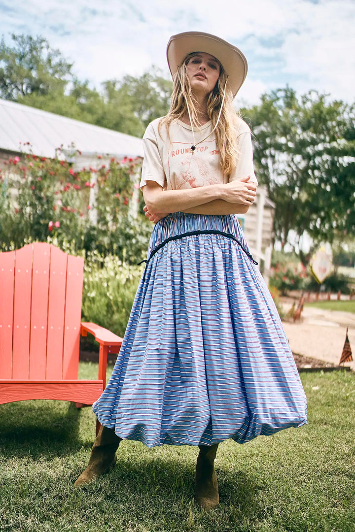 Allegra Skirt | Marfa Stripe