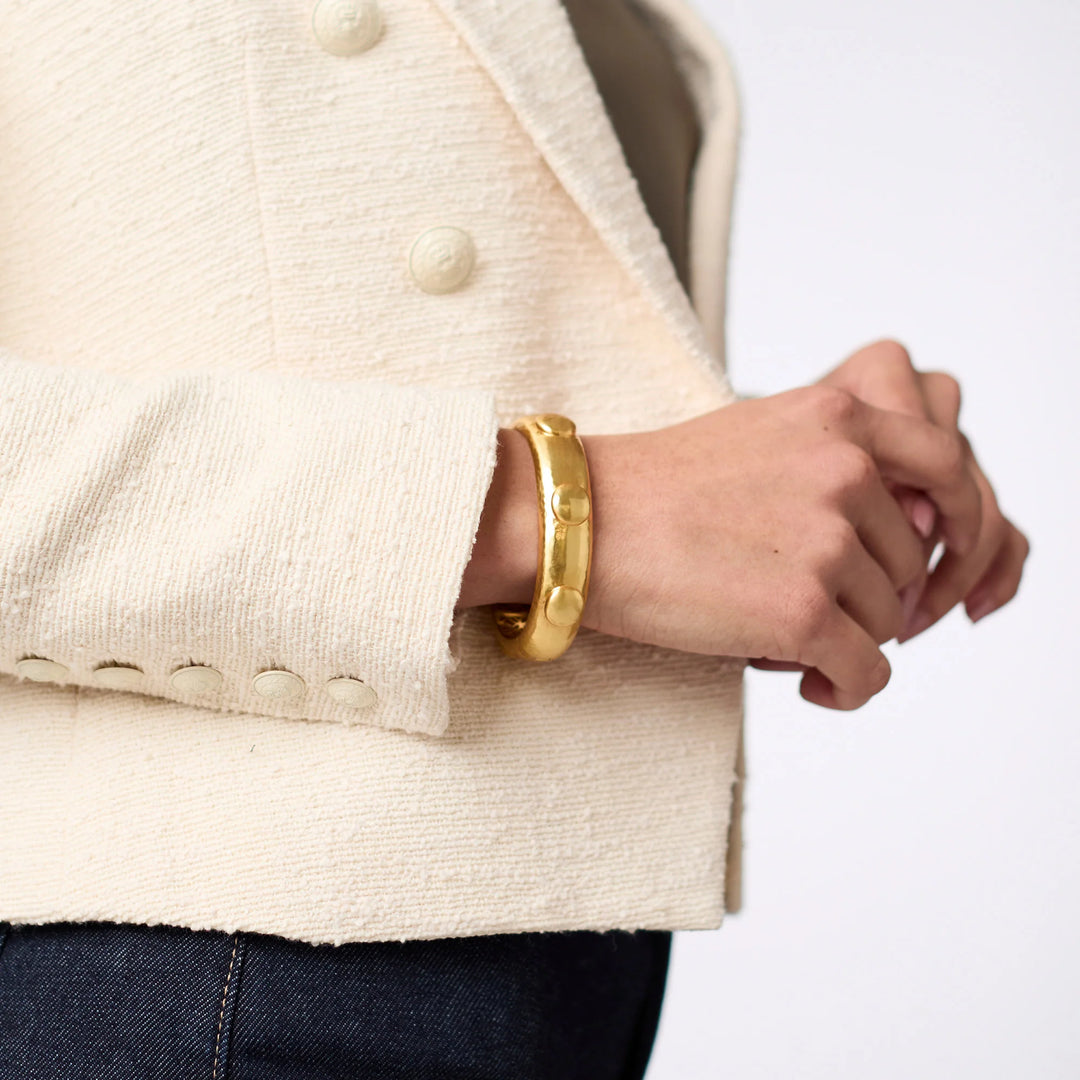 Solara Hinge Bangle | Gold
