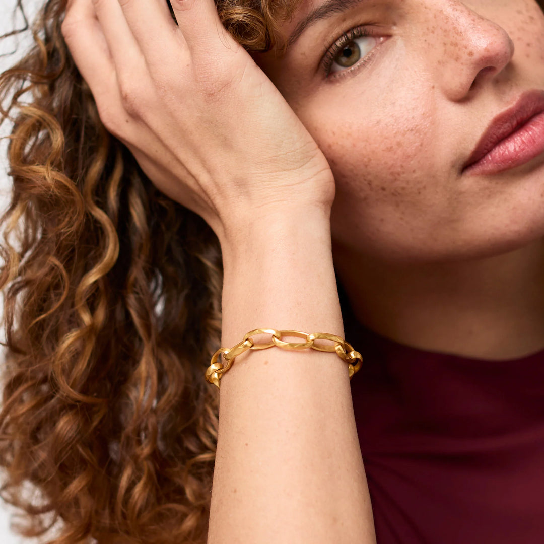 Solara Link Bracelet | Gold