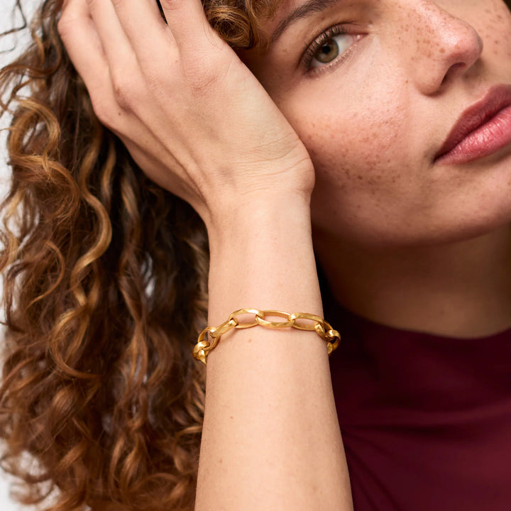 Solara Link Bracelet | Gold