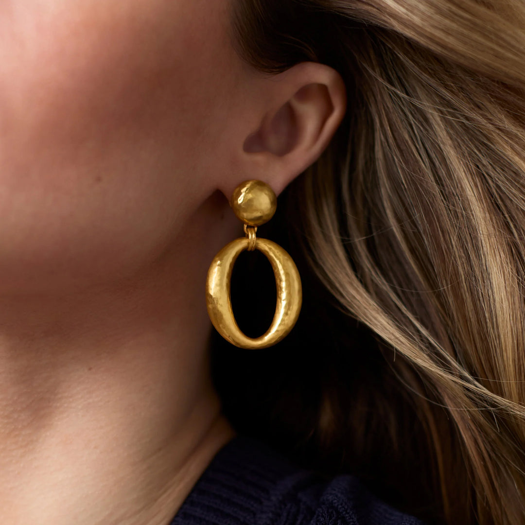 Solara Orbit Statement Earring | Gold