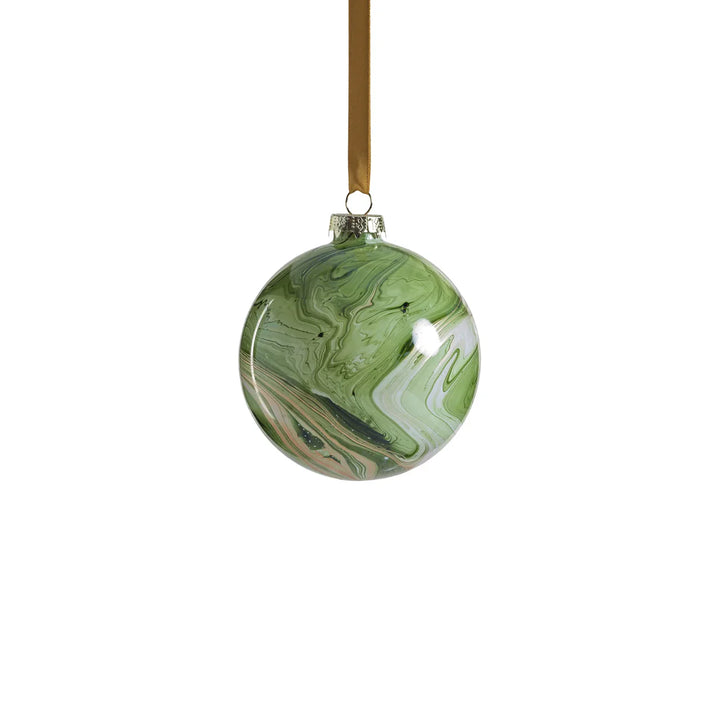 Solid Luster Glass Ball Ornament | +Colors