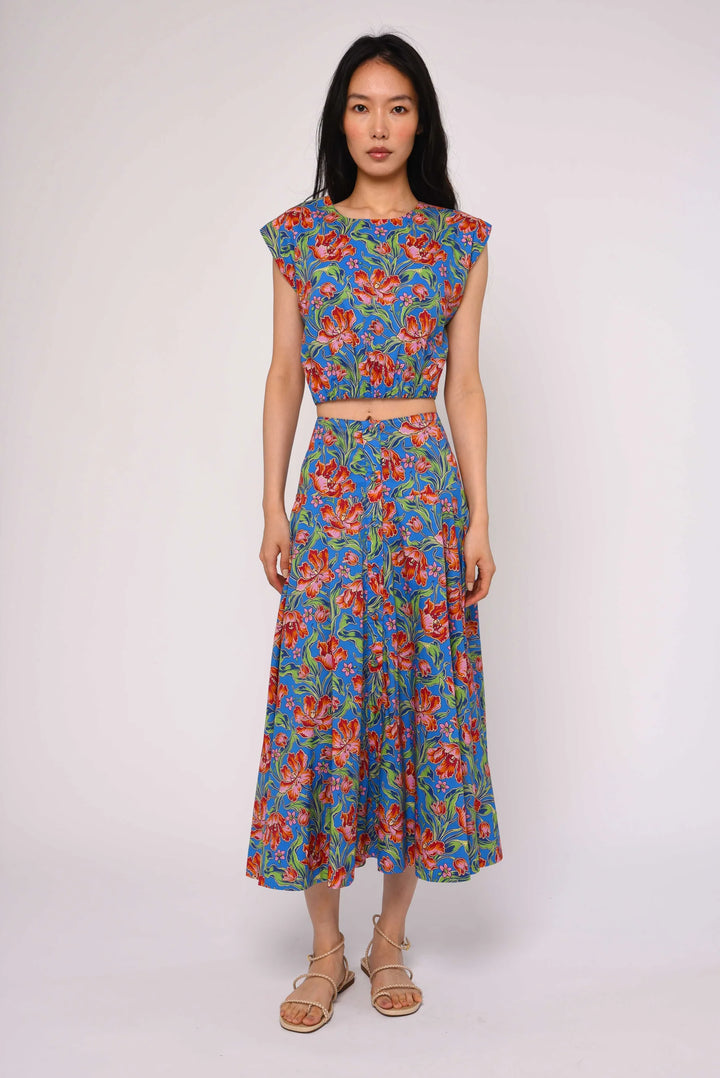Tricia Long Skirt | Archive Tulip Liberty - Charlotte's Inc
