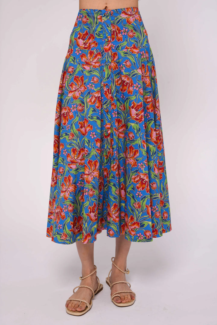 Tricia Long Skirt | Archive Tulip Liberty - Charlotte's Inc