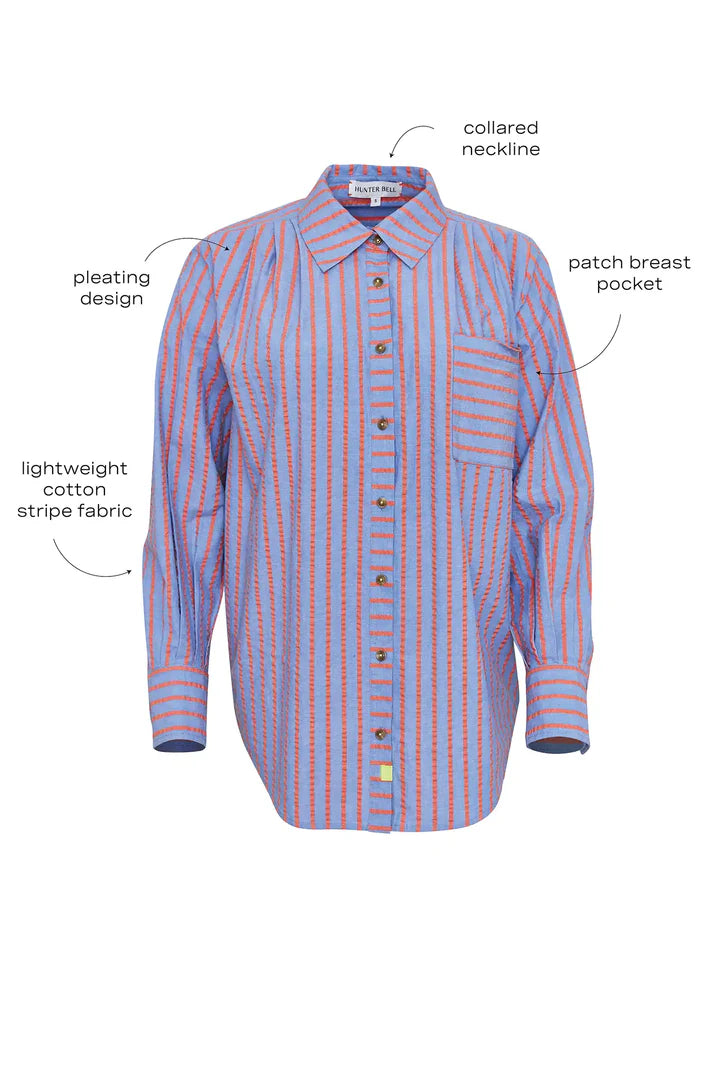 Miles Shirt | Beach Stripe
