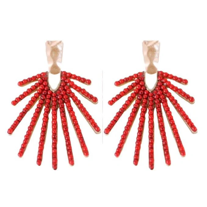 Red Sunburst Drops