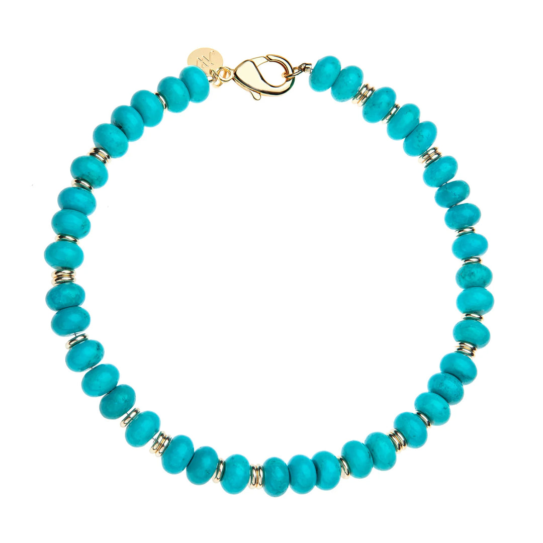 STRONG Stone Collector Turquoise Beaded Necklace