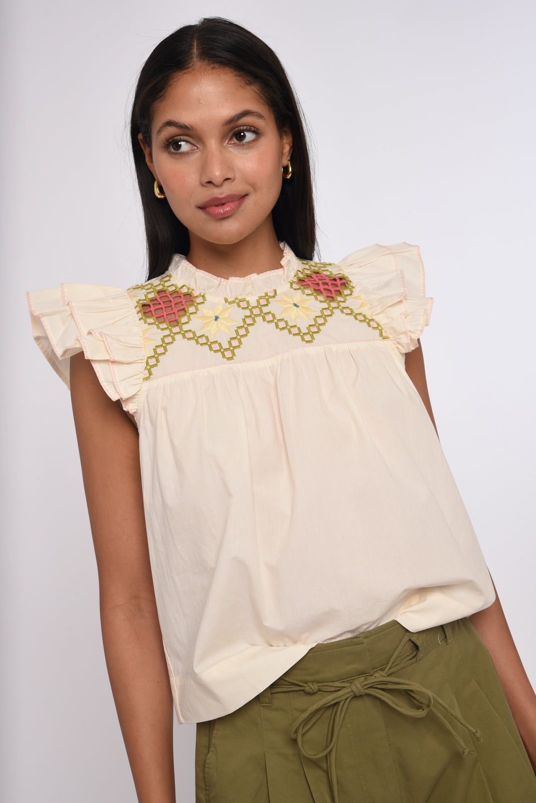 Sonora Top | Ivory