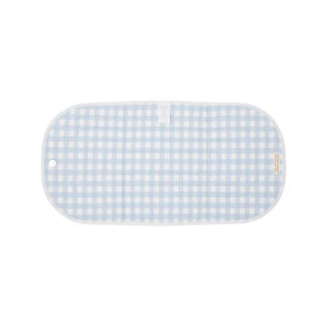 Pluie Buckhead Blue Gingham Pret Changing Clutch