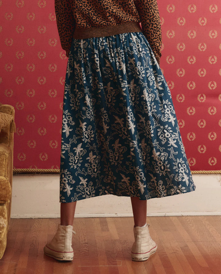 The Viola Skirt | Indigo Bandana