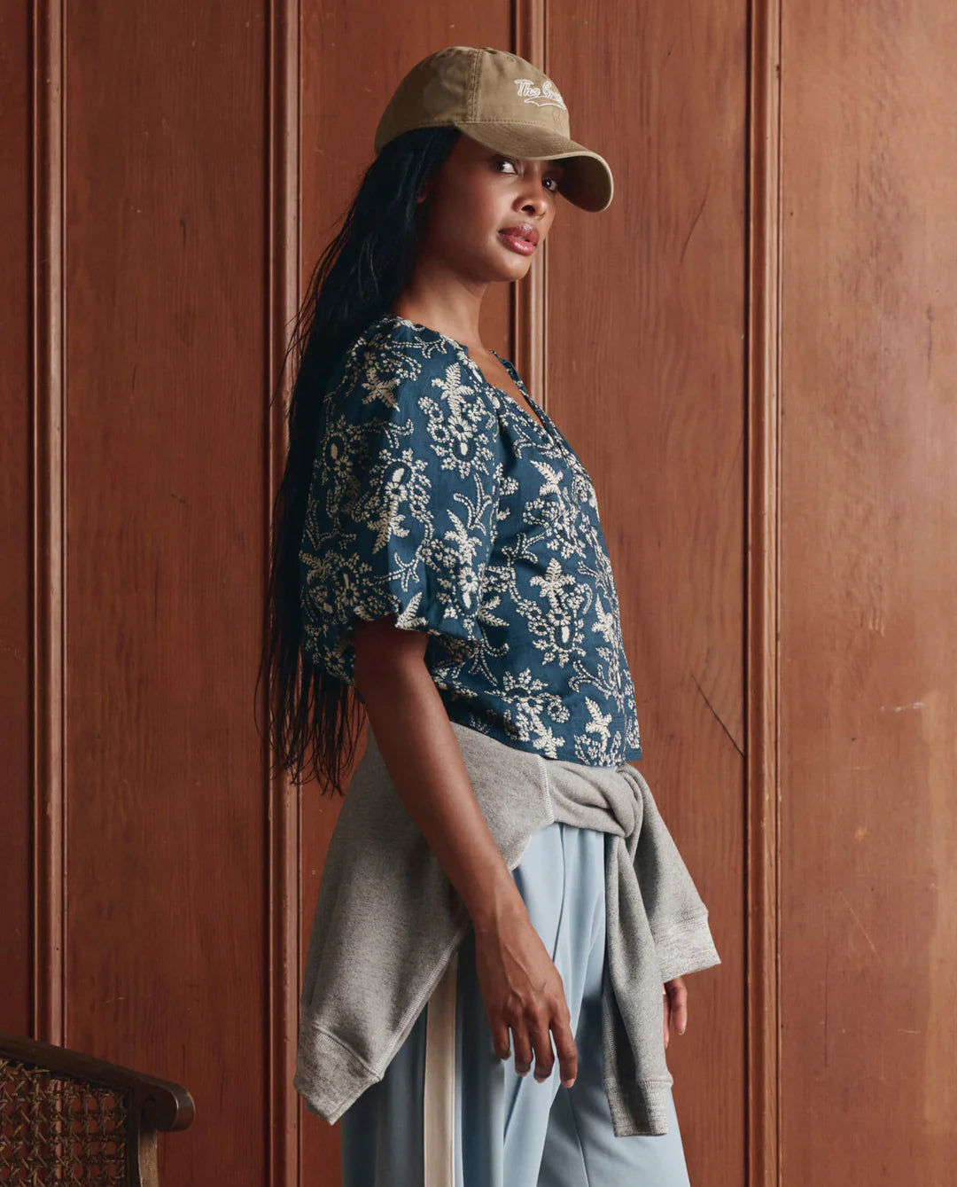 The Blythe Top | Indigo Bandana