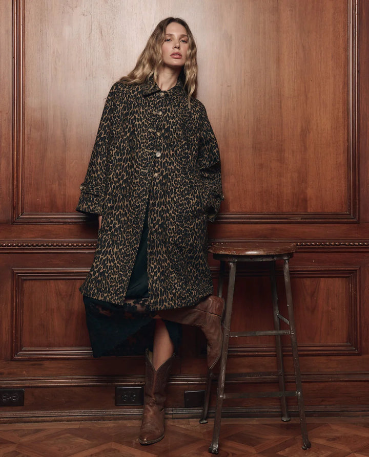 The Trench Coat | Dark Leopard