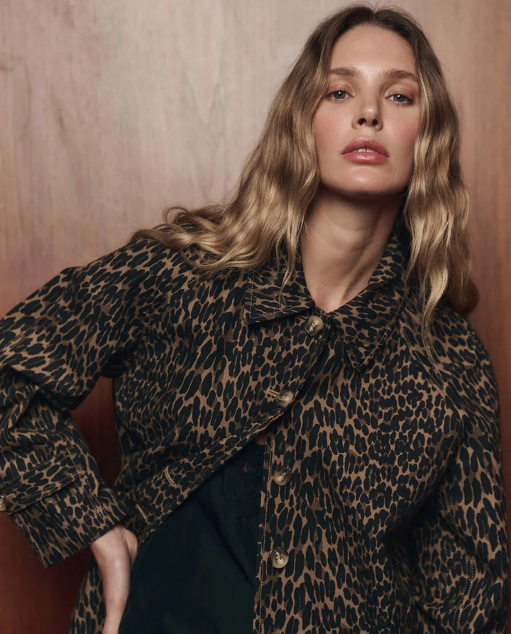 The Trench Coat | Dark Leopard