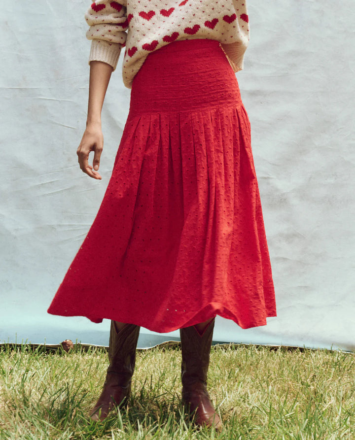 Rhythm Skirt | Red Rose