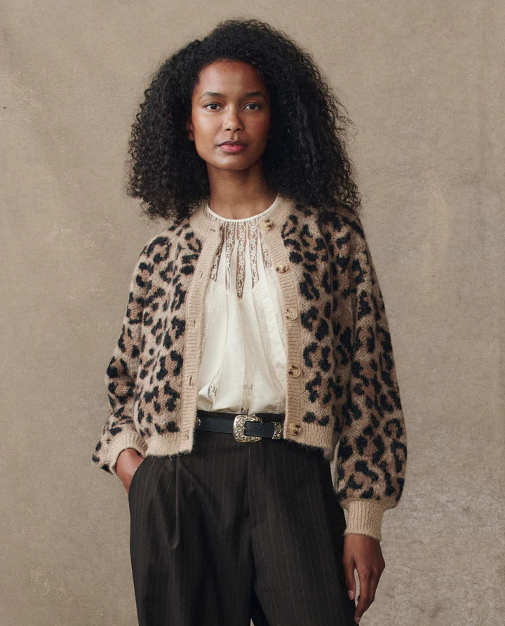 The Windsor Cardigan | Leopard
