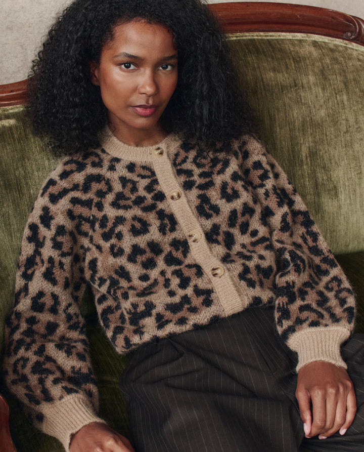 The Windsor Cardigan | Leopard