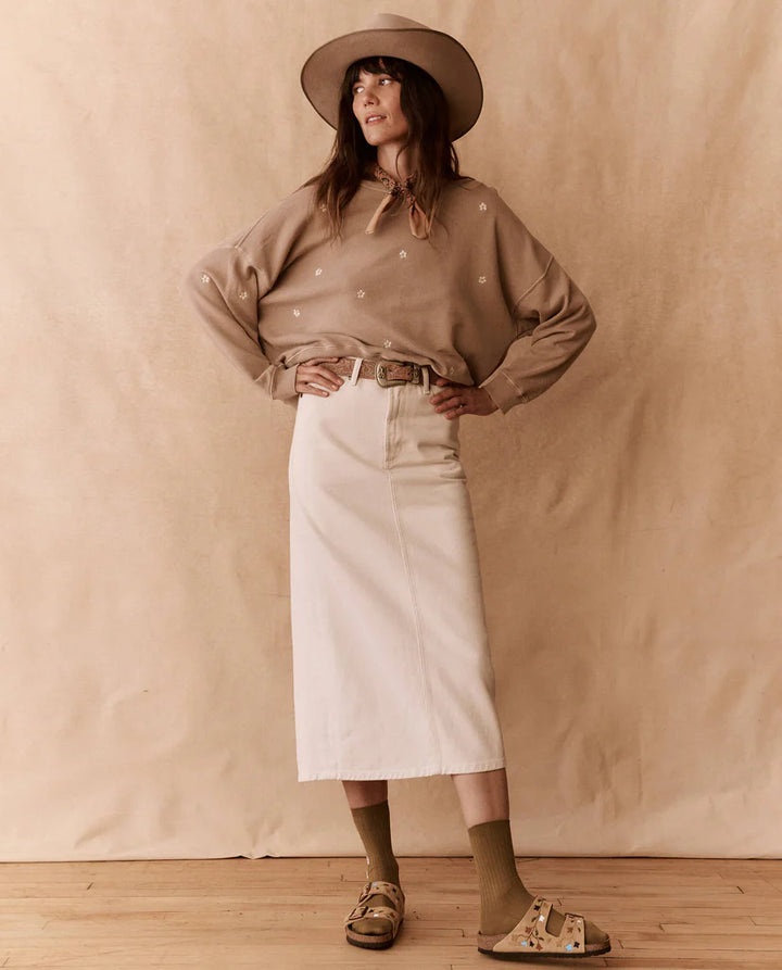 The Column Skirt | Natural