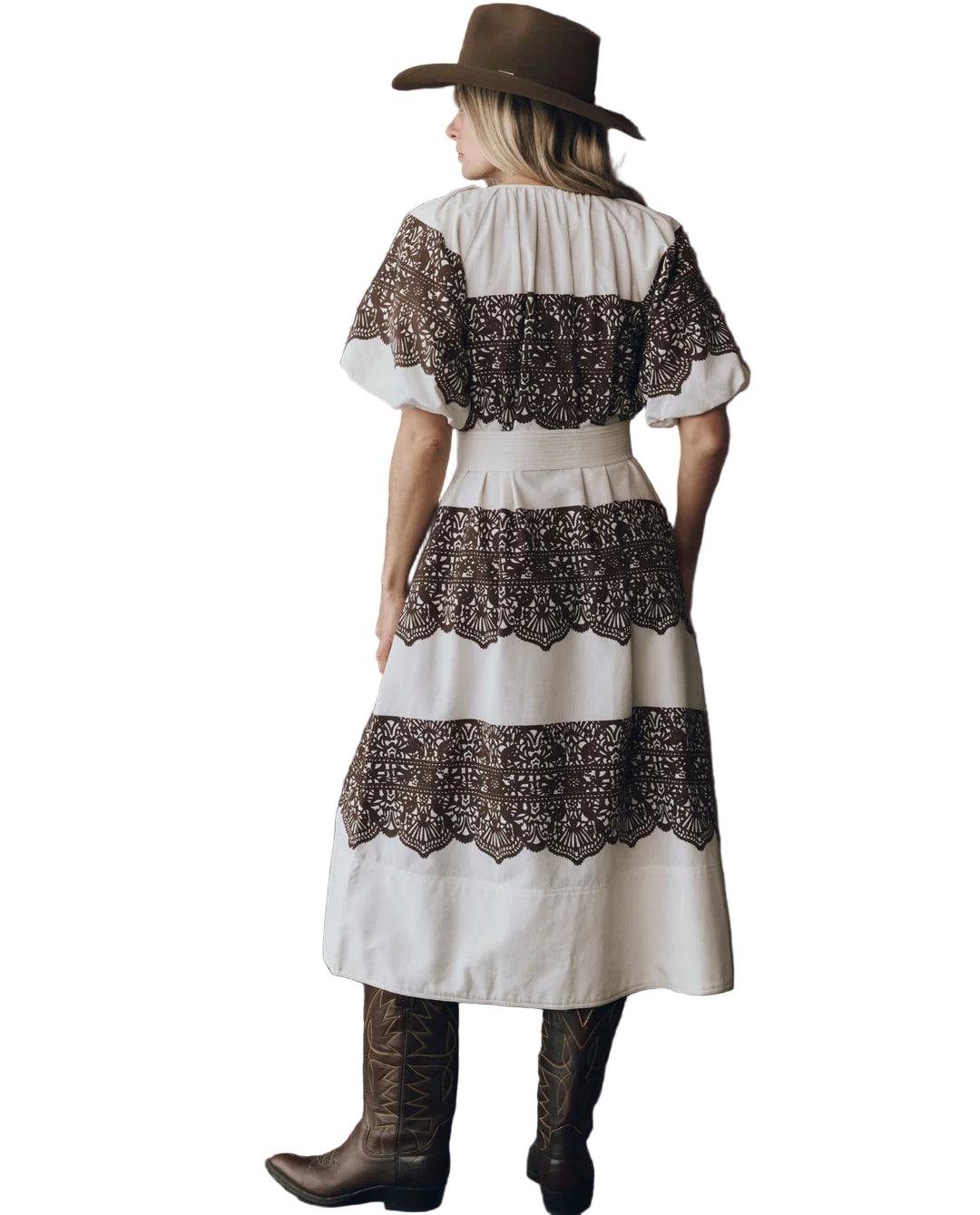 The Fairground Dress | Cream & Western Lace