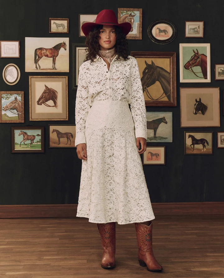 Stetson & THE GREAT. | The Relic Lace Saddle Skirt Cream
